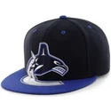 kepure-plokscia-juoda-snapback-vancouver-canucks-nhl-47-brand