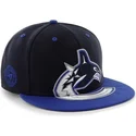 kepure-plokscia-juoda-snapback-vancouver-canucks-nhl-47-brand