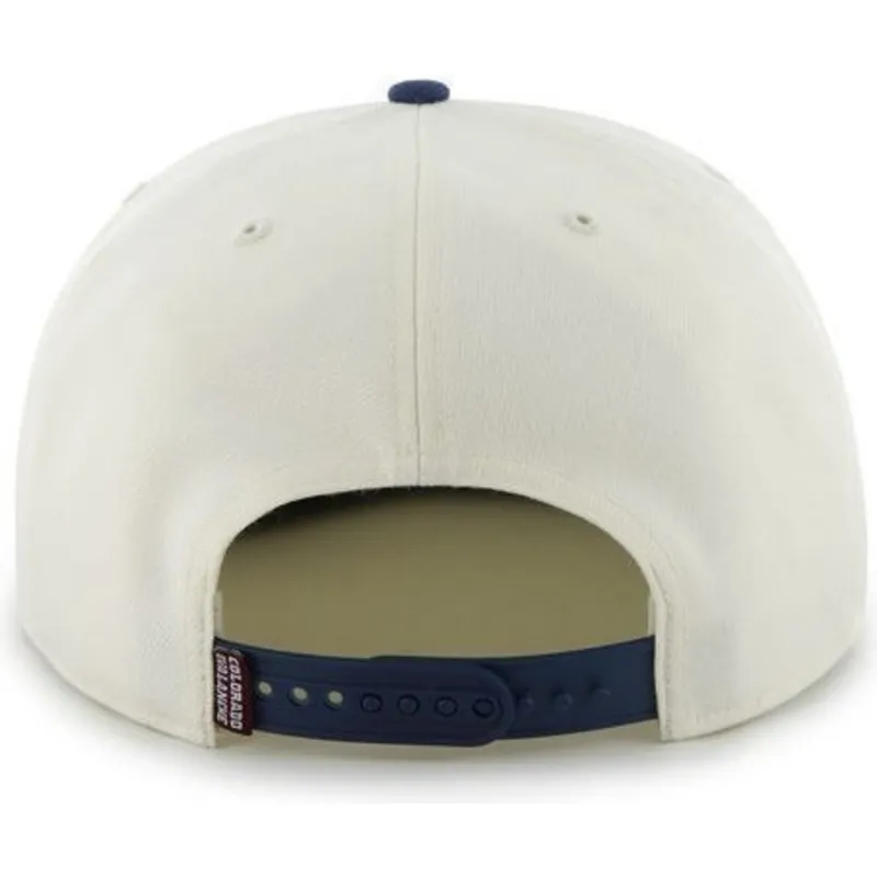 cap-plokscia-white-snapback-colorado-avalanche-nhl-47-brand