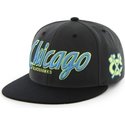 47-brand-flat-brim-script-logo-chicago-blackhawks-nhl-black-snapback-cap