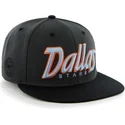 kepure-plokscia-juoda-snapback-letras-dallas-stars-nhl-47-brand