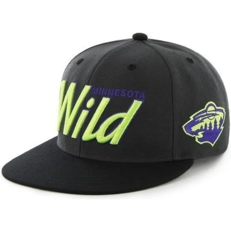 cap-plokscia-black-snapback-de-letras-minnesota-wild-nhl-47-brand cap-plokscia-black-snapback-de-letras-minnesota-wild-nhl-47-brand
