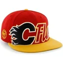 kepure-plokscia-raudona-snapback-letras-calgary-flames-nhl-47-brand