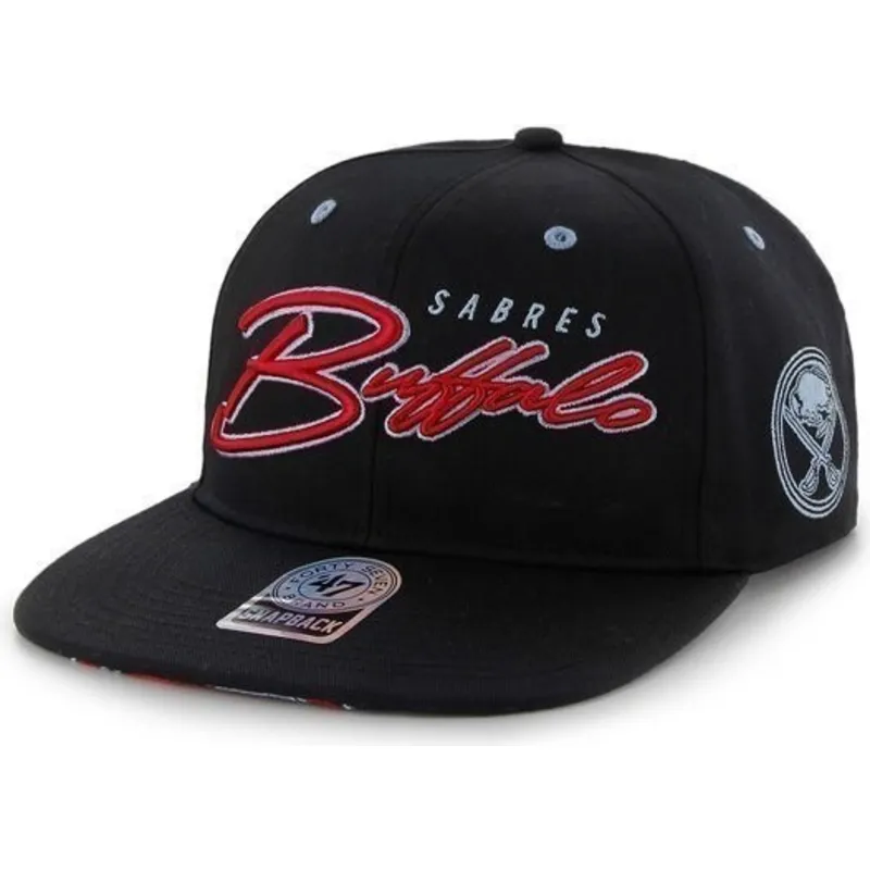 kepure-plokscia-juoda-snapback-letras-buffalo-sabres-nhl-47-brand kepure-plokscia-juoda-snapback-letras-buffalo-sabres-nhl-47-brand