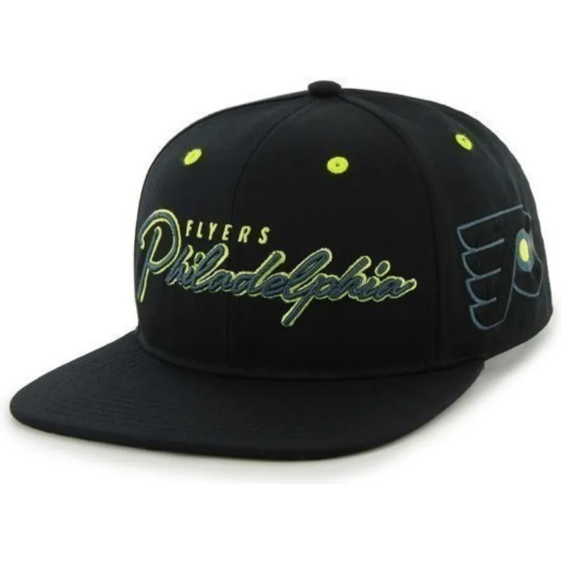 kepure-plokscia-juoda-snapback-letras-philadelphia-flyers-nhl-47-brand