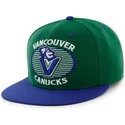 kepure-plokscia-zalia-snapback-vancouver-canucks-nhl-47-brand