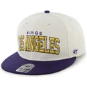 kepure-plokscia-balta-snapback-los-angeles-kings-nhl-47-brand