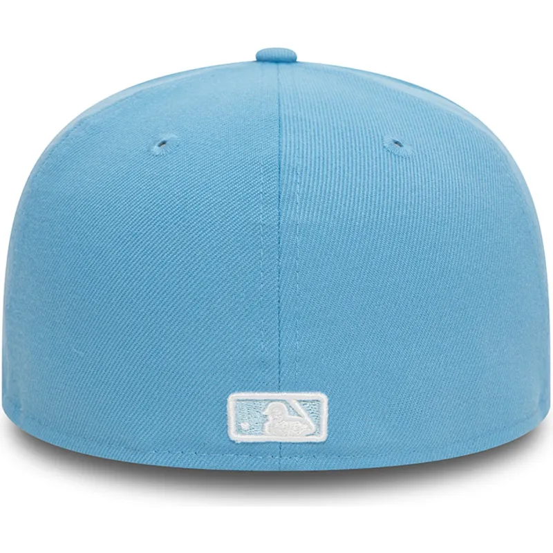 kepure-plokscia-melyna-priglundanti-59fifty-cloud-new-york-yankees-mlb-new-era