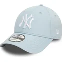 kepure-islenkta-melyna-reguliuojamas-9forty-league-essential-new-york-yankees-mlb-new-era