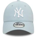 kepure-islenkta-melyna-reguliuojamas-9forty-league-essential-new-york-yankees-mlb-new-era