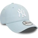 kepure-islenkta-melyna-reguliuojamas-9forty-league-essential-new-york-yankees-mlb-new-era