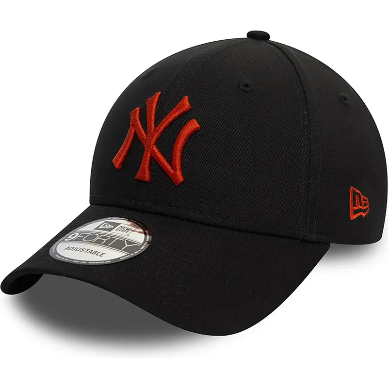 kepure-islenkta-juoda-reguliuojamas-9forty-league-essential-new-york-yankees-mlb-new-era