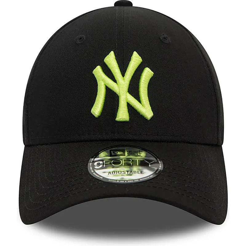 kepure-islenkta-juoda-reguliuojamas-9forty-league-essential-new-york-yankees-mlb-new-era