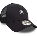 kepure-islenkta-juoda-reguliuojamas-9forty-mini-homefield-new-york-yankees-mlb-new-era