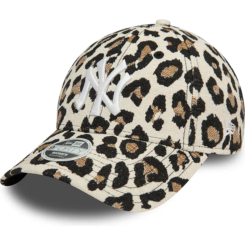kepure-islenkta-leopardinis-reguliuojamas-9forty-new-york-yankees-mlb-new-era
