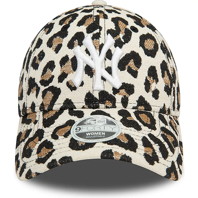 kepure-islenkta-leopardinis-reguliuojamas-9forty-new-york-yankees-mlb-new-era