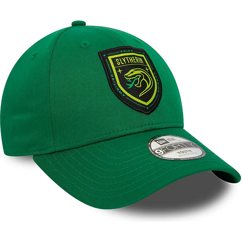 kepure-islenkta-zalia-snapback-vaikams-9forty-slytherin-harry-potter-new-era