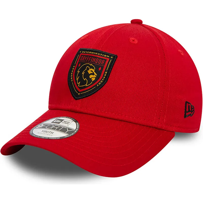 kepure-islenkta-raudona-snapback-vaikams-9forty-gryffindor-harry-potter-new-era