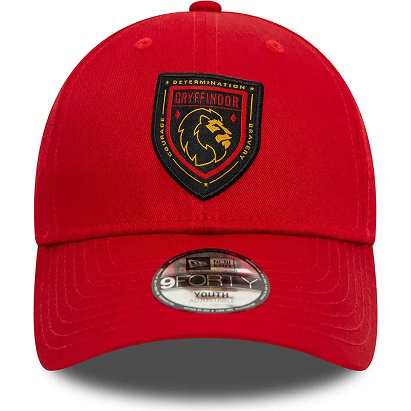 kepure-islenkta-raudona-snapback-vaikams-9forty-gryffindor-harry-potter-new-era