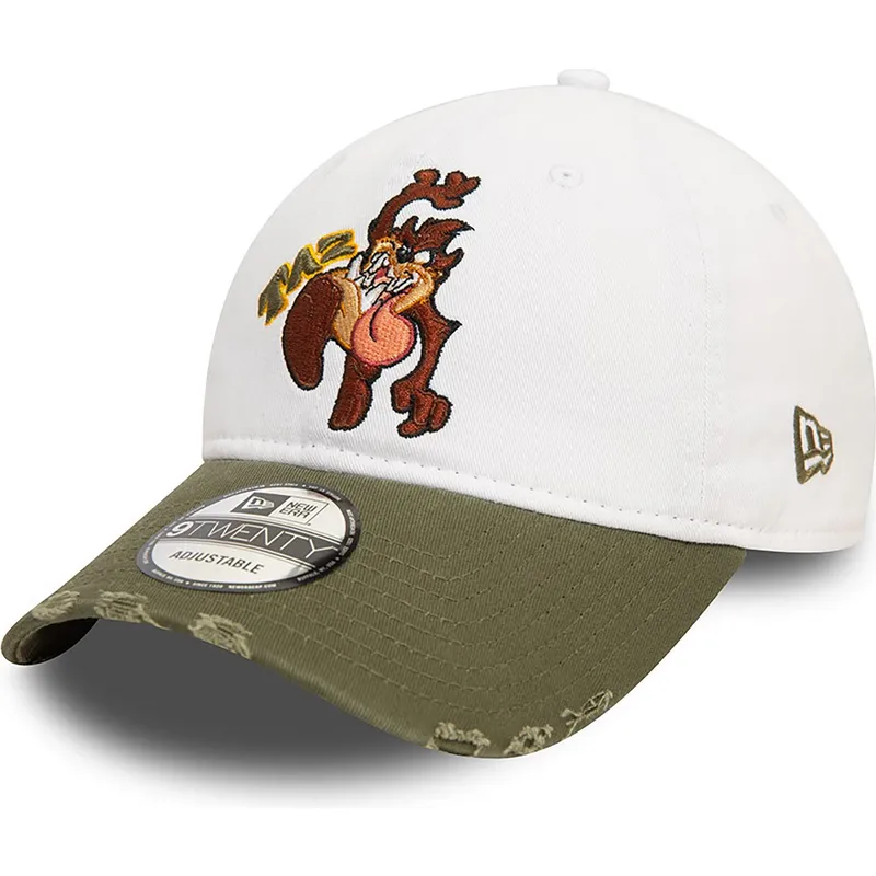 kepure-islenkta-balta-reguliuojamas-9twenty-washed-tasmania-looney-tunes-new-era