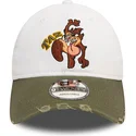 kepure-islenkta-balta-reguliuojamas-9twenty-washed-tasmania-looney-tunes-new-era