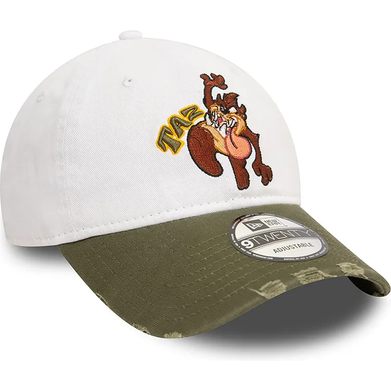 kepure-islenkta-balta-reguliuojamas-9twenty-washed-tasmania-looney-tunes-new-era