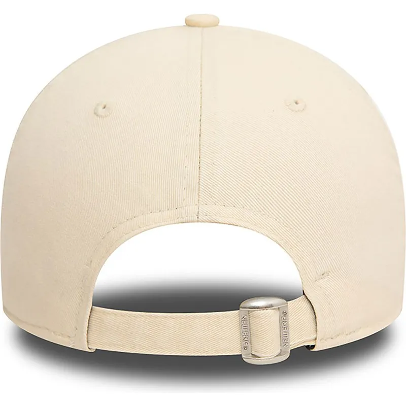 bezowo-szara-regulowana-czapka-z-zakrzywionym-daszkiem-9twenty-washed-z-krolikiem-bugsem-looney-tunes-od-new-era