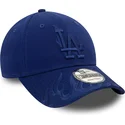 kepure-islenkta-melyna-reguliuojamas-9forty-flame-los-angeles-dodgers-mlb-new-era