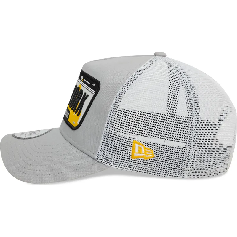 kepure-islenkta-pilka-snapback-a-frame-license-plate-new-york-ciudades-y-playas-new-era