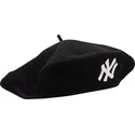czarny-beret-damski-wool-beret-new-york-yankees-mlb-new-era