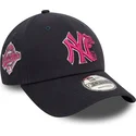 kepure-islenkta-tamsiai-melyna-reguliuojamas-rosa-9forty-flower-icon-new-york-yankees-mlb-new-era