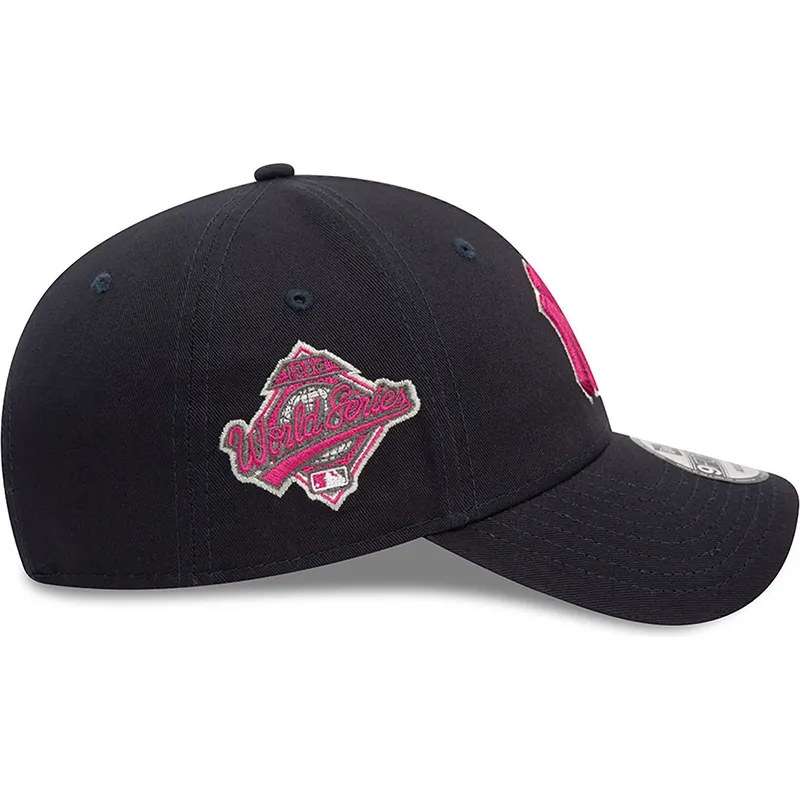 kepure-islenkta-tamsiai-melyna-reguliuojamas-rosa-9forty-flower-icon-new-york-yankees-mlb-new-era