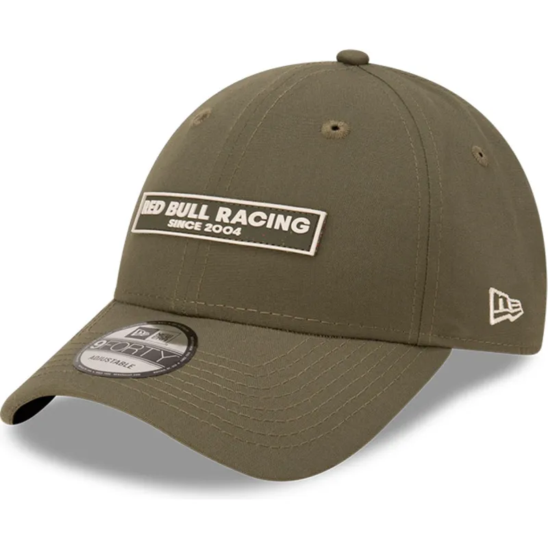 zielona-regulowana-czapka-z-zakrzywionym-daszkiem-9forty-repreve-wordmark-red-bull-racing-formula-1-new-era