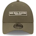 kepure-islenkta-zalia-reguliuojama-juostele-9forty-repreve-wordmark-red-bull-racing-formula-1-new-era