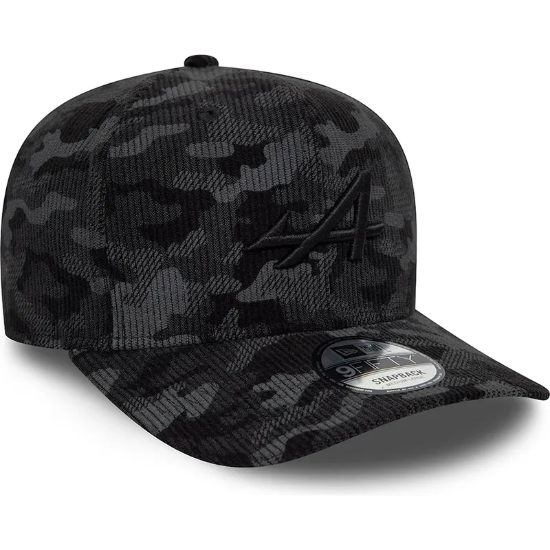 kepure-islenkta-juoda-snapback-9fifty-camo-cord-alpine-f1-team-formula-1-new-era
