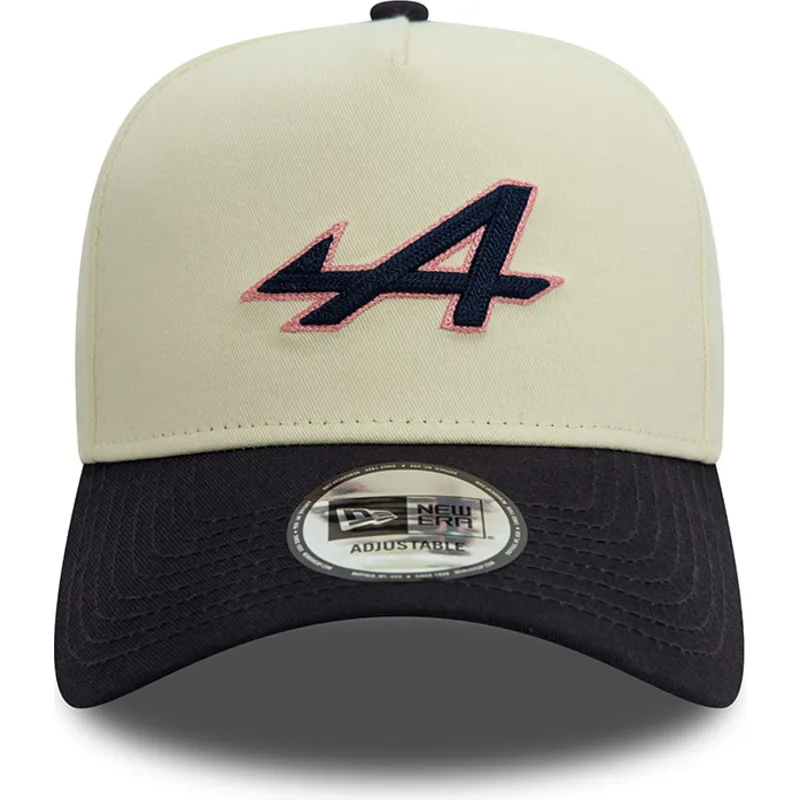 kepure-islenkta-melyna-snapback-e-frame-chain-stitch-alpine-f1-team-formula-1-new-era