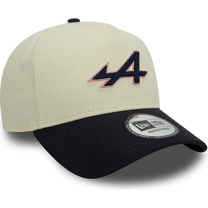 kepure-islenkta-melyna-snapback-e-frame-chain-stitch-alpine-f1-team-formula-1-new-era