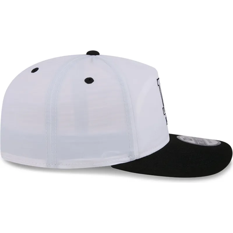 biala-i-czarna-zakrzywiona-czapka-snapback-golfer-chrome-logo-los-angeles-dodgers-mlb-new-era