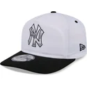 kepure-islenkta-balta-snapback-golfer-chrome-new-york-yankees-mlb-new-era