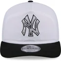 kepure-islenkta-balta-snapback-golfer-chrome-new-york-yankees-mlb-new-era