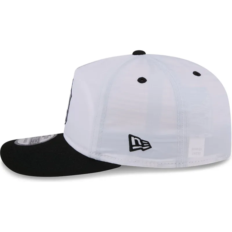 kepure-islenkta-balta-snapback-golfer-chrome-new-york-yankees-mlb-new-era