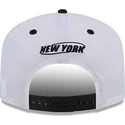 kepure-islenkta-balta-snapback-golfer-chrome-new-york-yankees-mlb-new-era