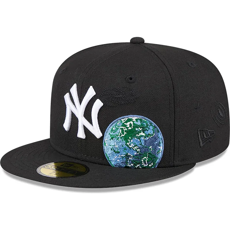 kepure-plokscia-juoda-priglundanti-59fifty-global-new-york-yankees-mlb-new-era
