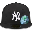 kepure-plokscia-juoda-priglundanti-59fifty-global-new-york-yankees-mlb-new-era