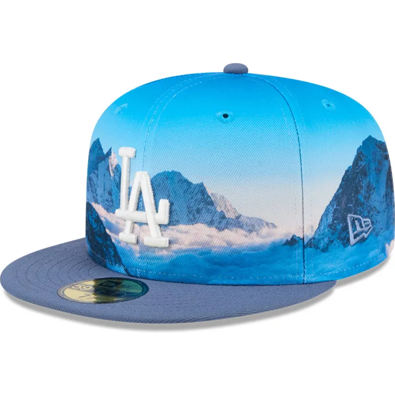 kepure-plokscia-melyna-priglundanti-59fifty-photoreal-los-angeles-dodgers-mlb-new-era
