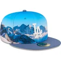 kepure-plokscia-melyna-priglundanti-59fifty-photoreal-los-angeles-dodgers-mlb-new-era