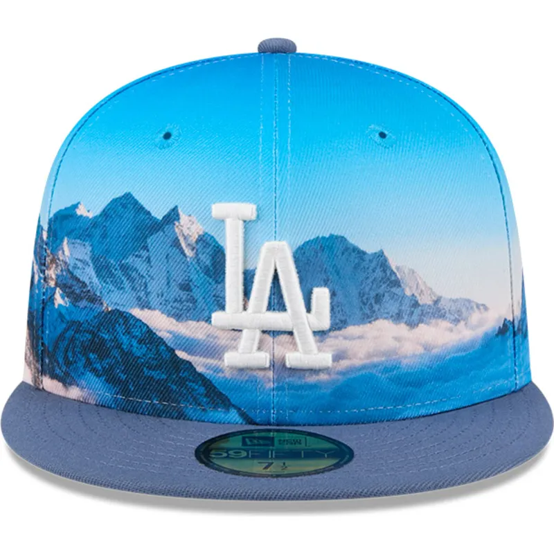 kepure-plokscia-melyna-priglundanti-59fifty-photoreal-los-angeles-dodgers-mlb-new-era