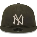 kepure-plokscia-zalia-reguliuojamas-9fifty-waxed-canvas-new-york-yankees-mlb-new-era
