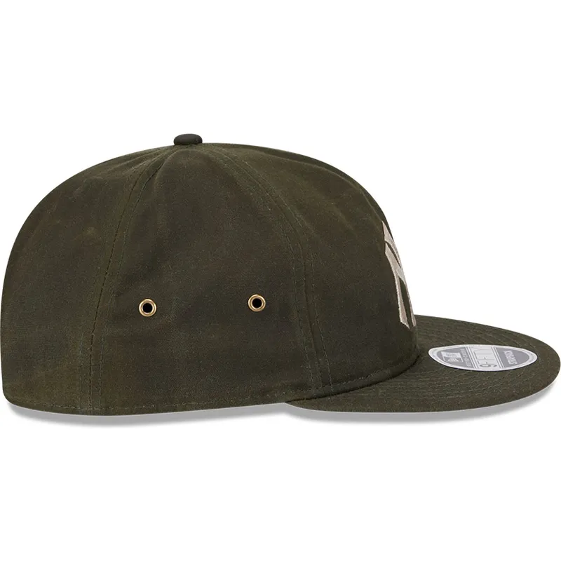 kepure-plokscia-zalia-reguliuojamas-9fifty-waxed-canvas-new-york-yankees-mlb-new-era