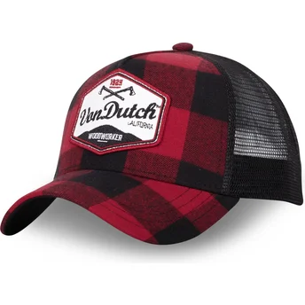 kepure-islenkta-raudona-snapback-car01-von-dutch